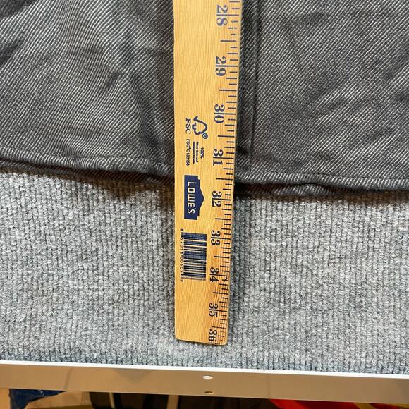 Tank Farm & Co. Zip Up Shirt Men's XXL Gray Long Sleeve NWT Chest Pockets Thick - Picture 10 of 14